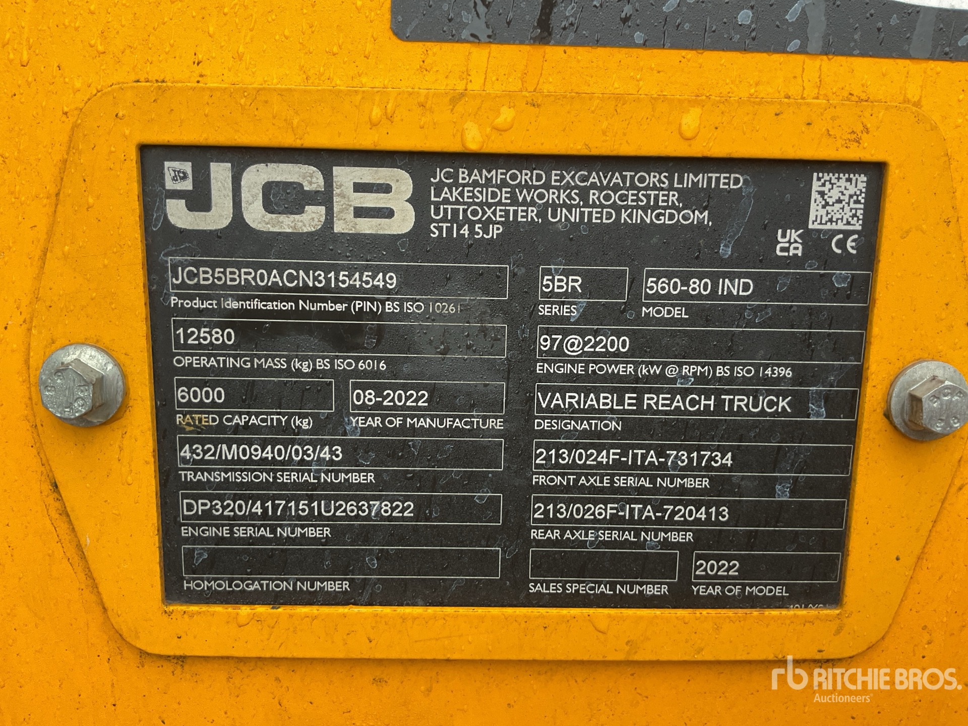 2022 JCB 560-80