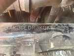 General Appearance with Frame Stamp Serial Number/VIN Photo