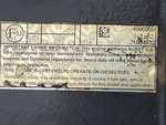 Engine with Emission Label