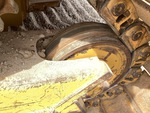 Undercarriage with Left Rear Idler