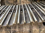 Undercarriage with Left Track Shoes