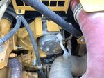 Engine with A/C Compressor