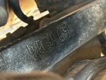 General Appearance with Frame Stamp Serial Number/VIN Photo