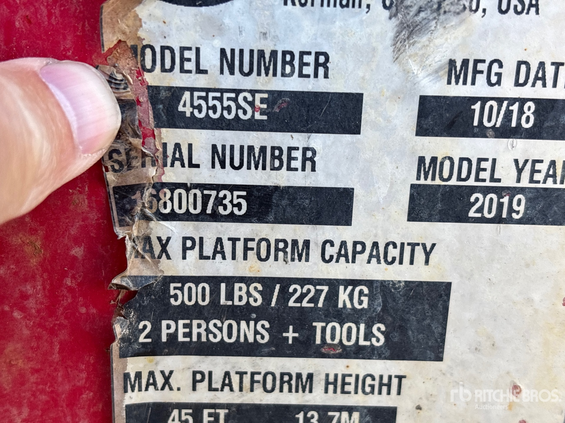 2019 Mec 4555SE