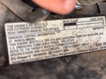 Engine with Emission Label