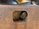 Undercarriage with Left Track Tensioner