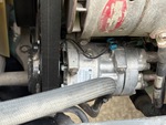 Engine with A/C Compressor
