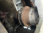 Undercarriage with Left Track Rollers