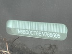 General Appearance with Frame Stamp Serial Number/VIN Photo