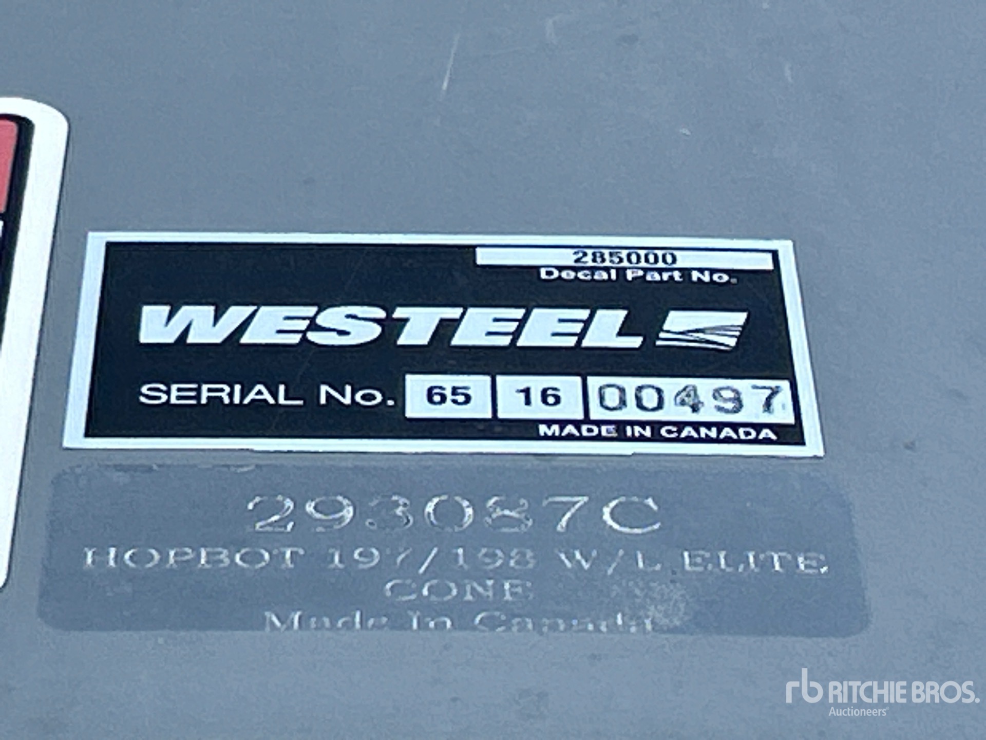 Westeel +/- 6000 bu 8 Ring
