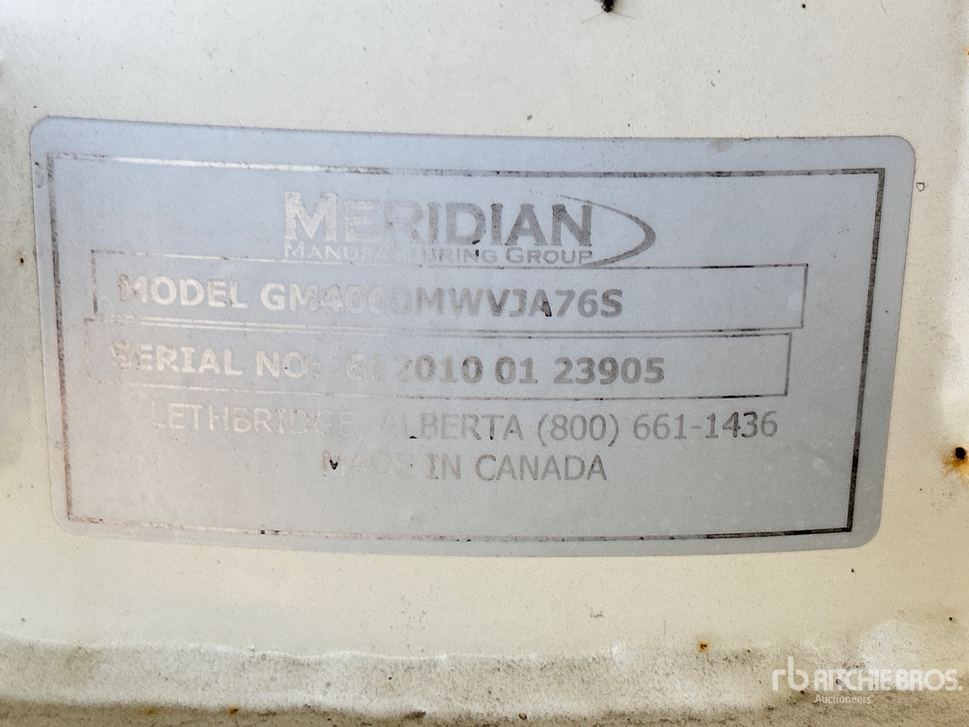 2010 Meridian GRAINMAX GM4000