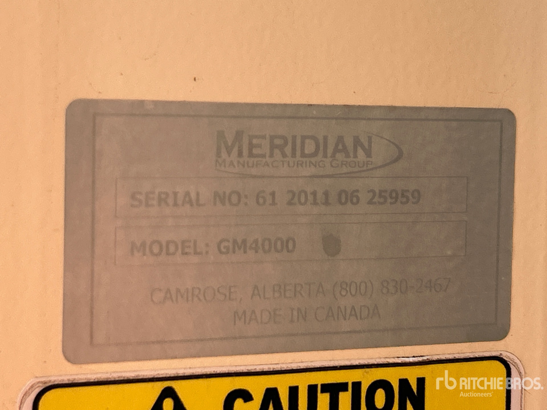 2011 Meridian GRAINMAX GM4000