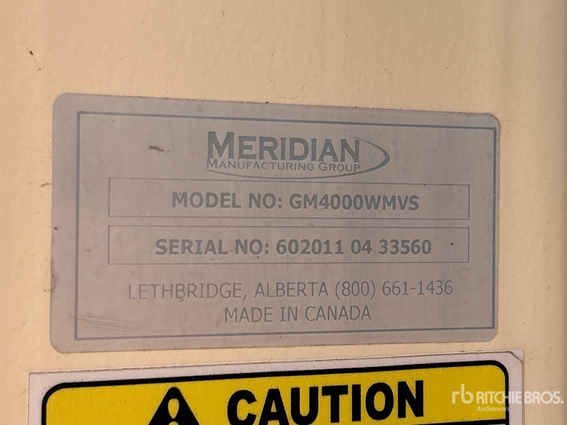 2011 Meridian GRAINMAX GM4000