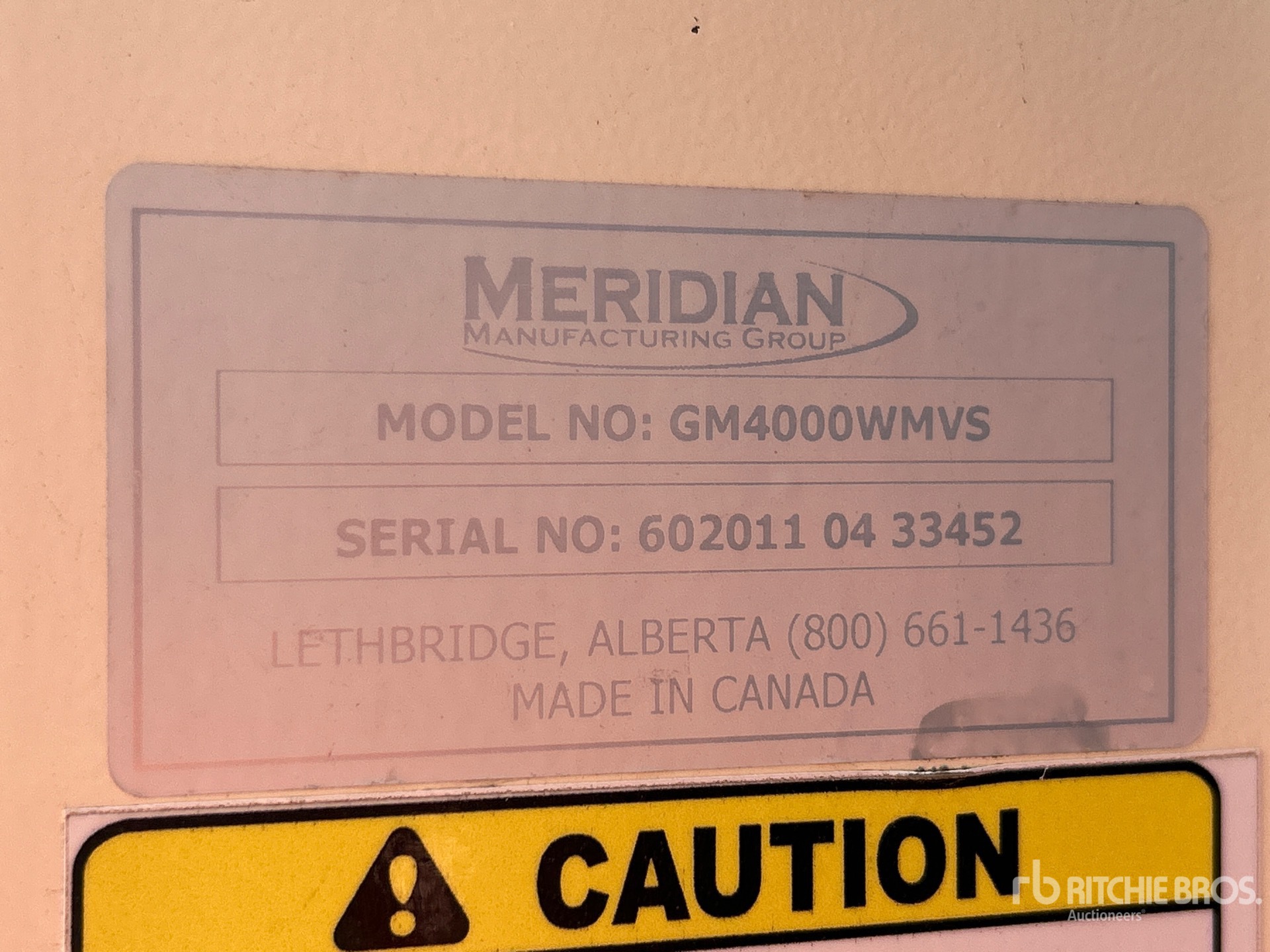 2011 Meridian GRAINMAX GM4000