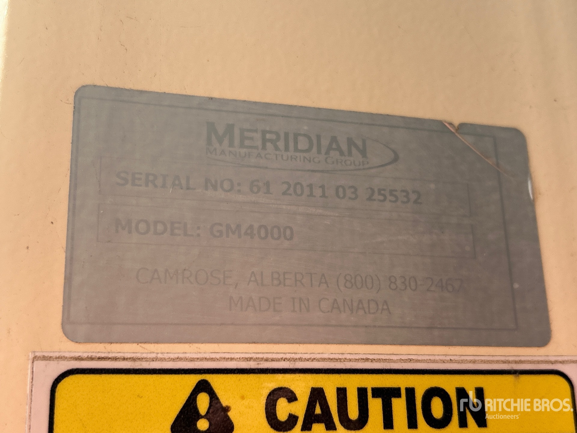2011 Meridian GRAINMAX GM4000