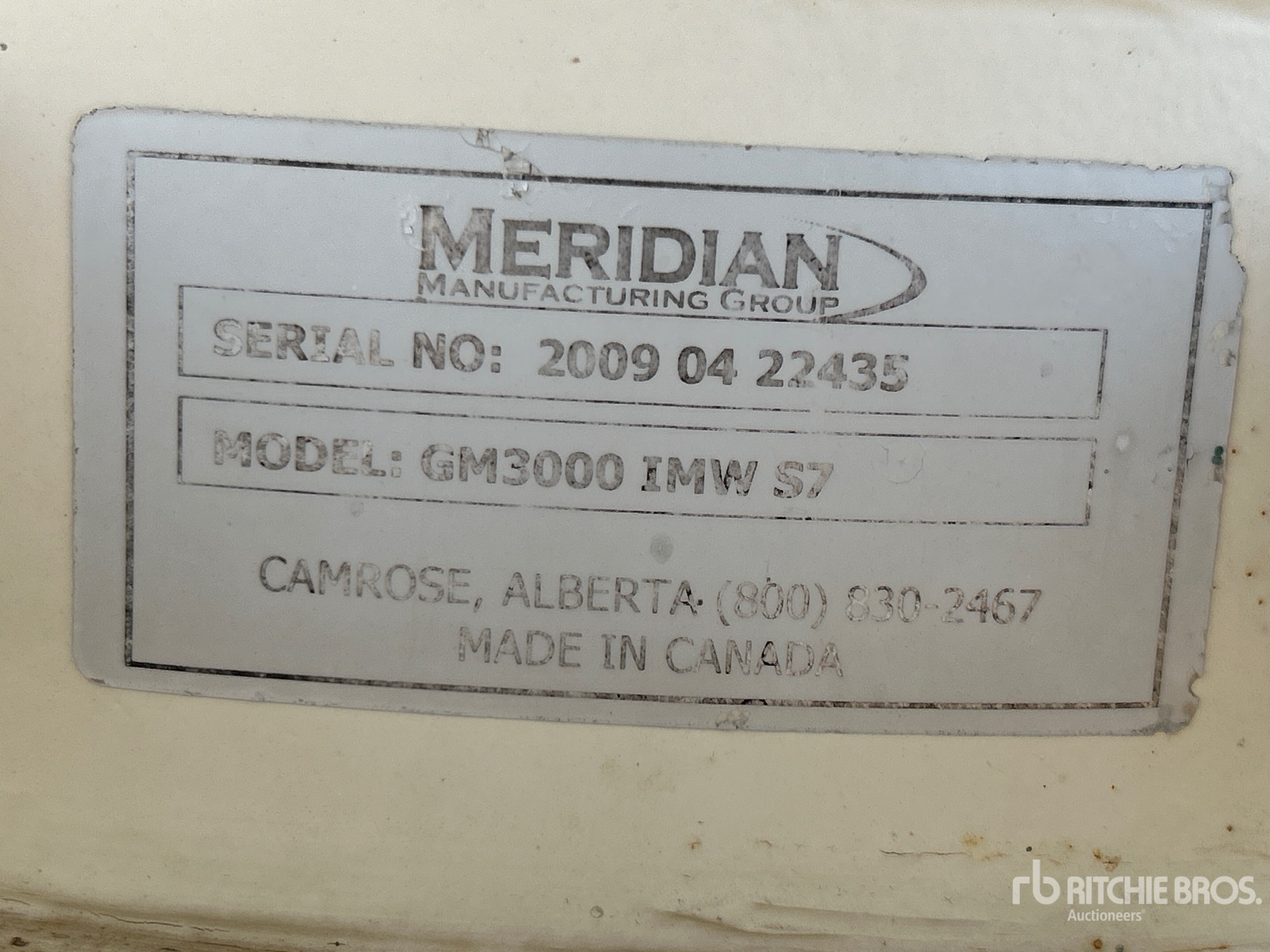 2009 Meridian GRAINMAX GM3000