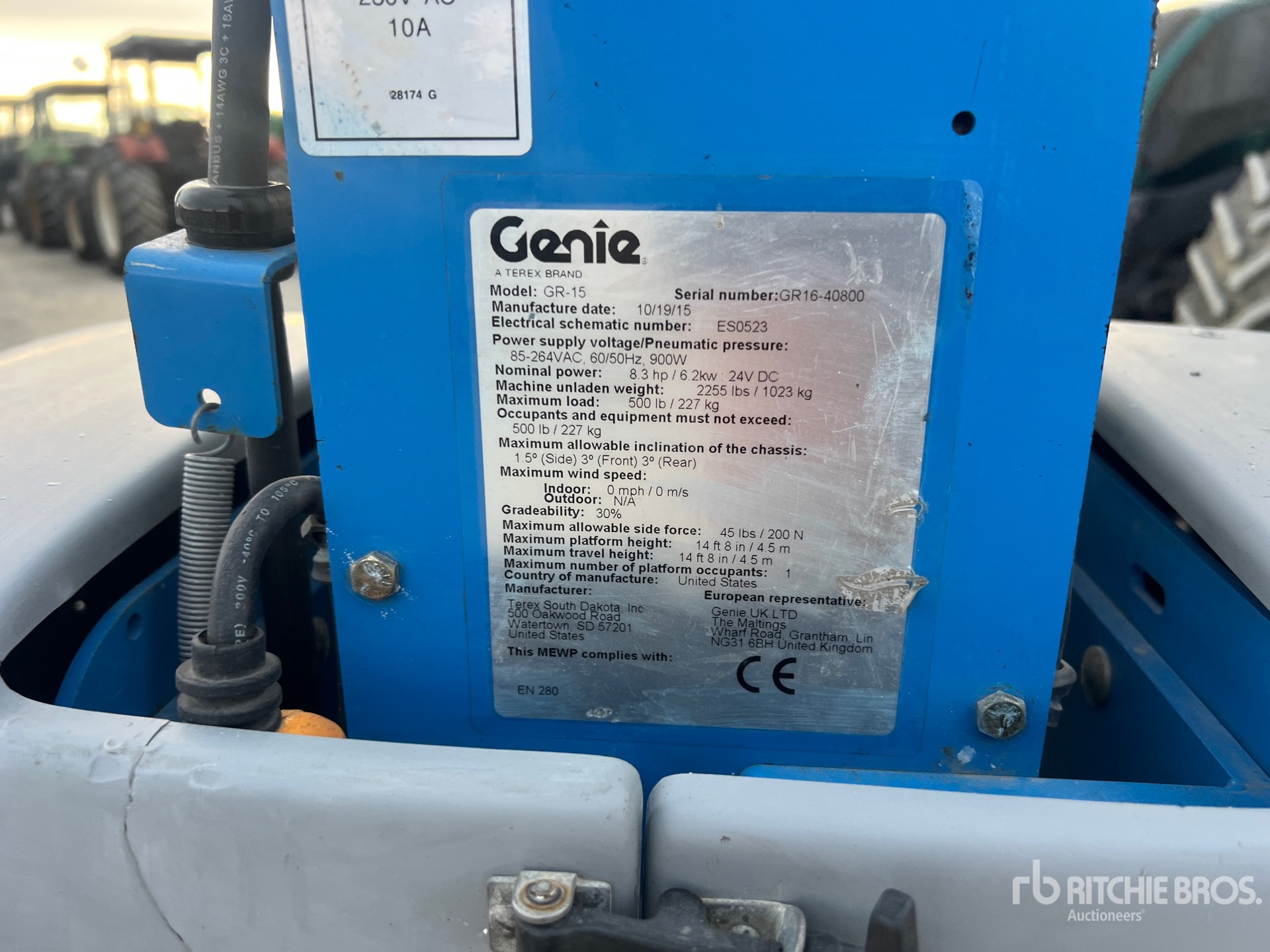 2016 Genie GR15