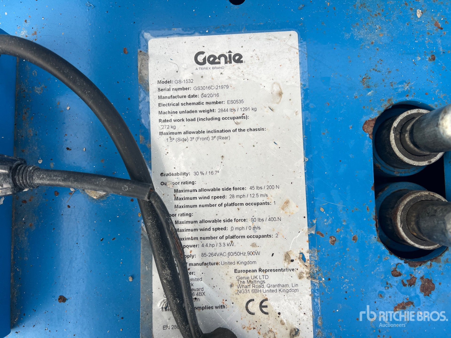 2016 Genie GS-1532