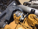 Engine with A/C Compressor