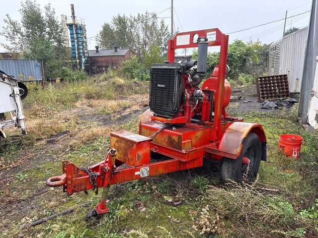 2005 Godwin ET100 Trailer-Mounted Water Pump
