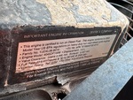 Engine with Emission Label
