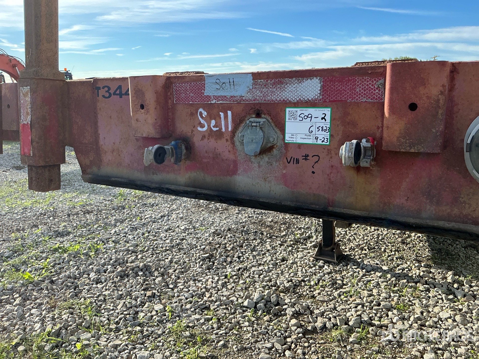 1993 Fontaine 48 ft T/A Spread Axle