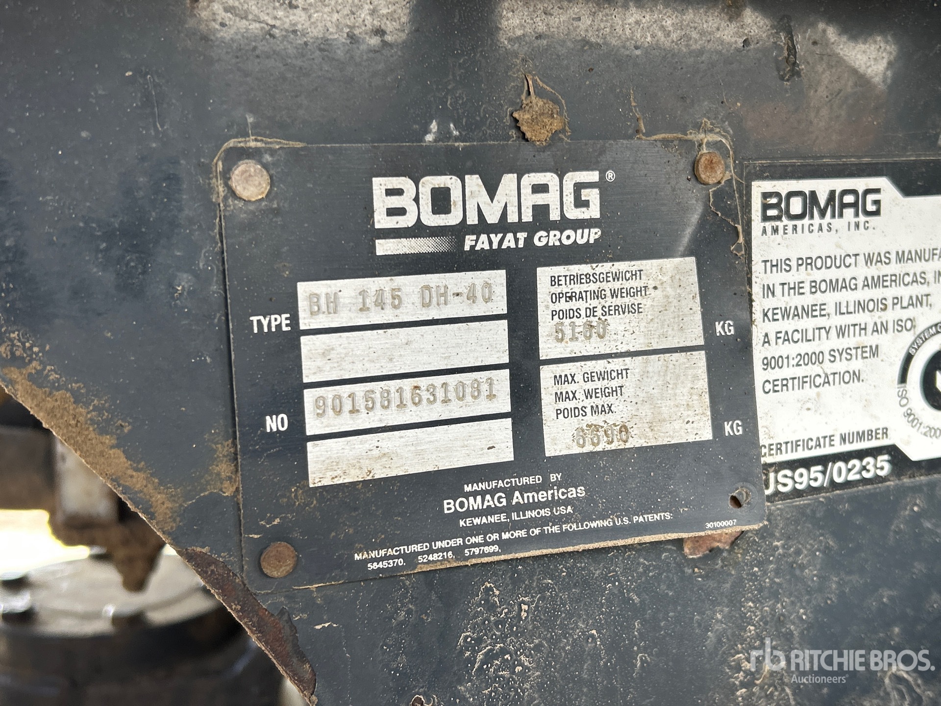 2012 Bomag BW145D-40