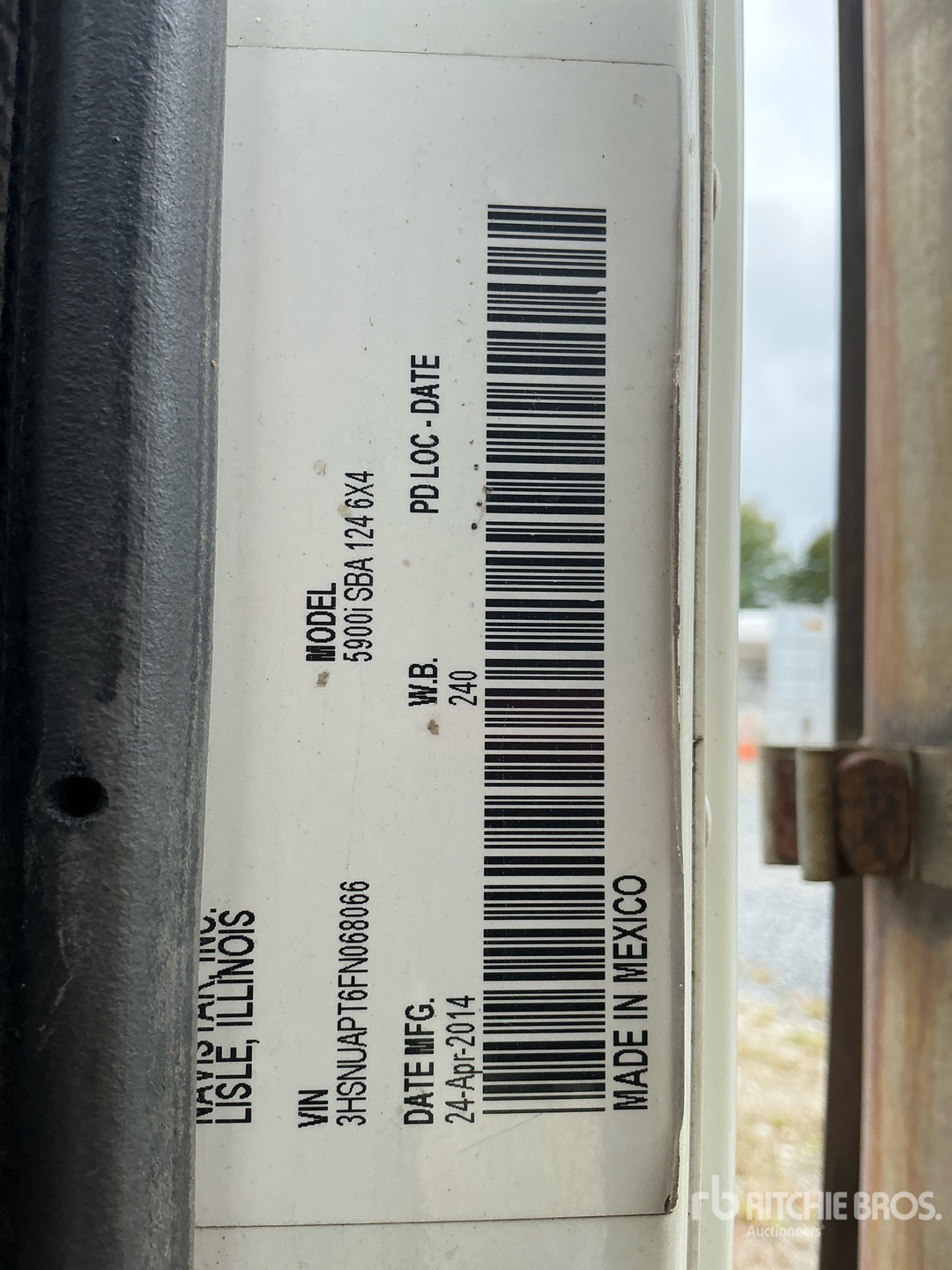 2015 International PAYSTAR 5900I