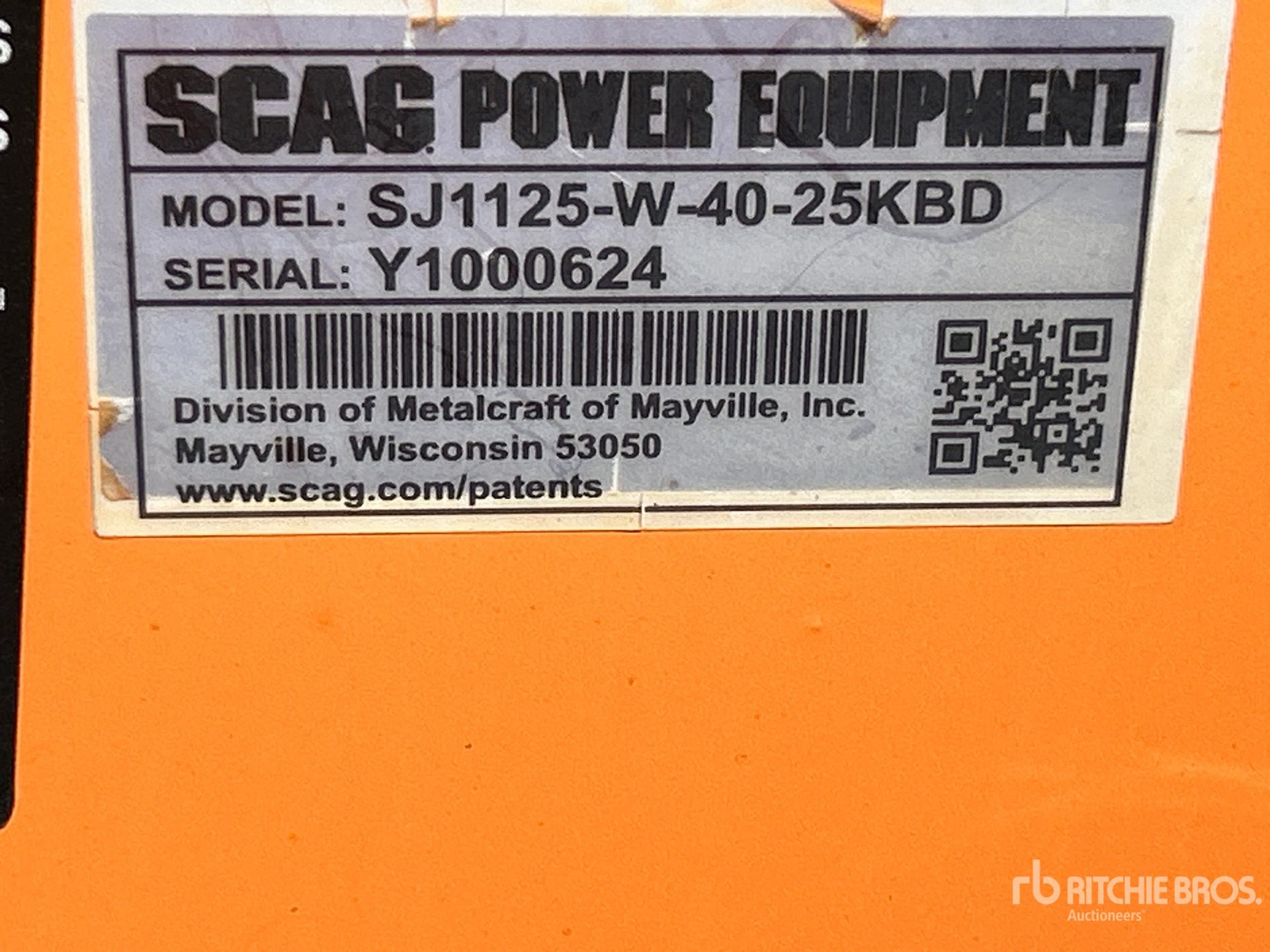 2025 Scag SJ1125-W-40-25K