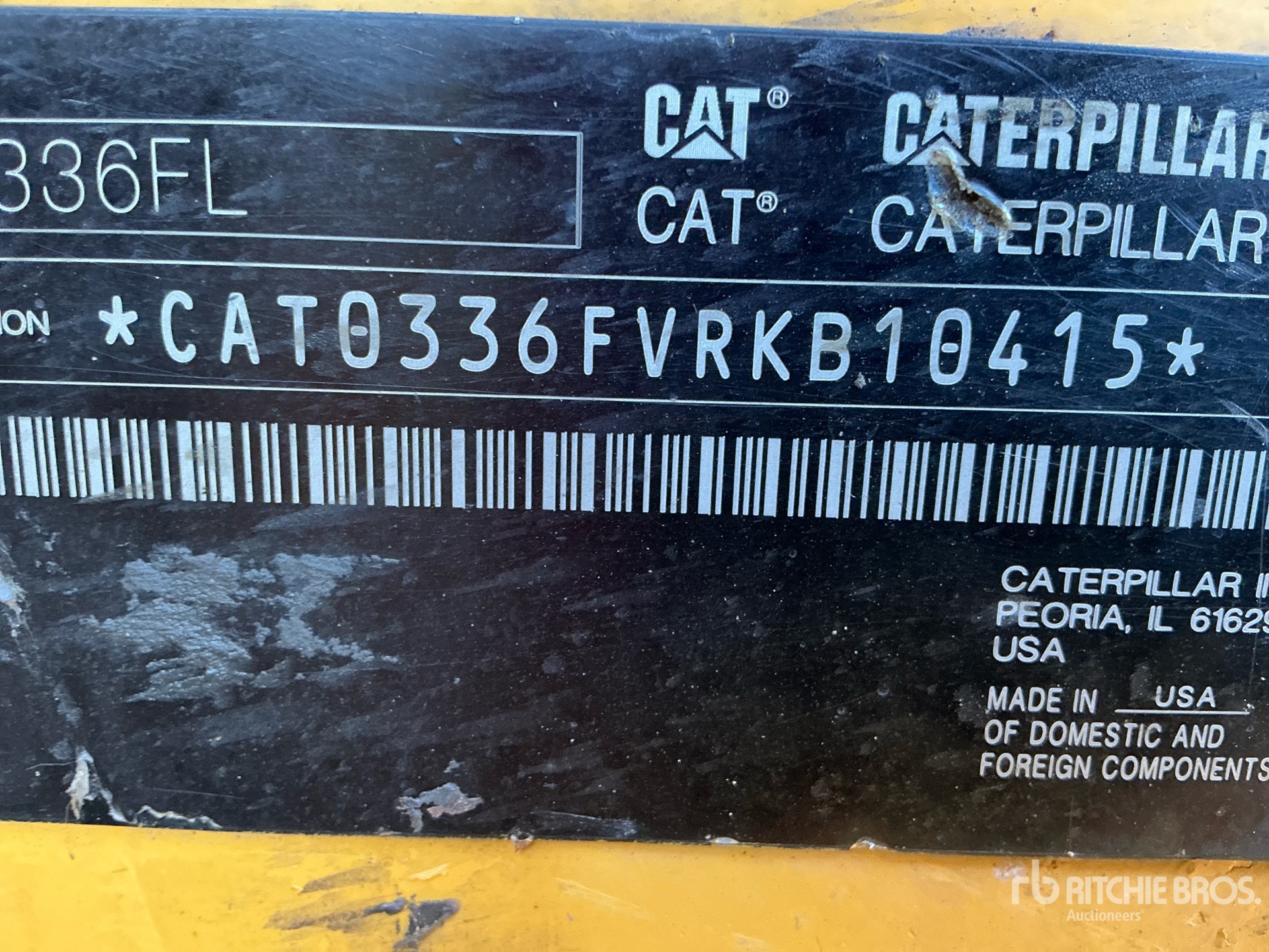 2017 Caterpillar 336F L