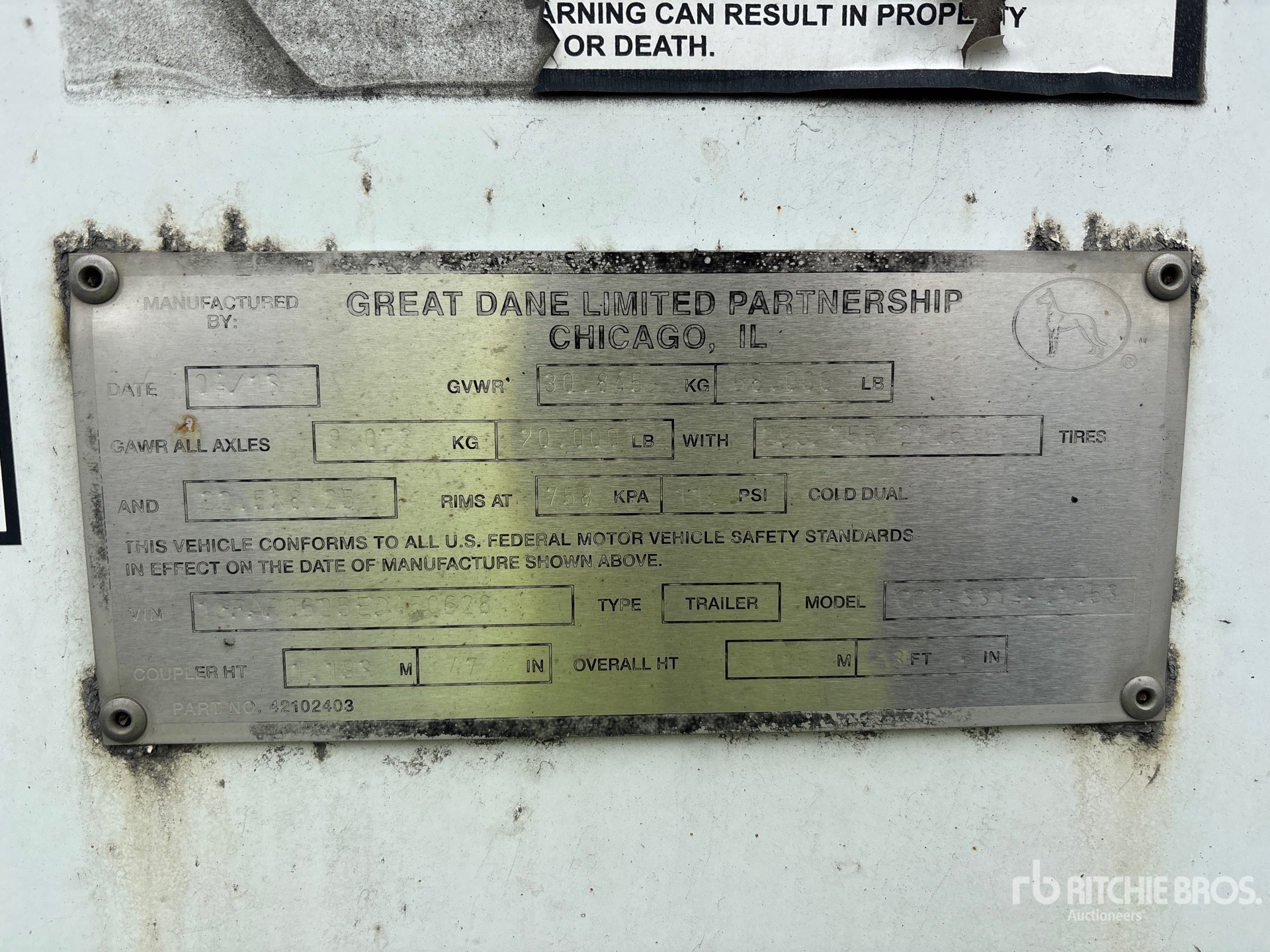 2013 Great Dane CCC-3314-01053