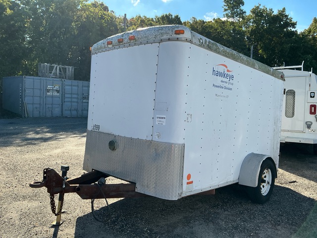 2000 Continental 6x10 10 ft S/A Enclosed Trailer