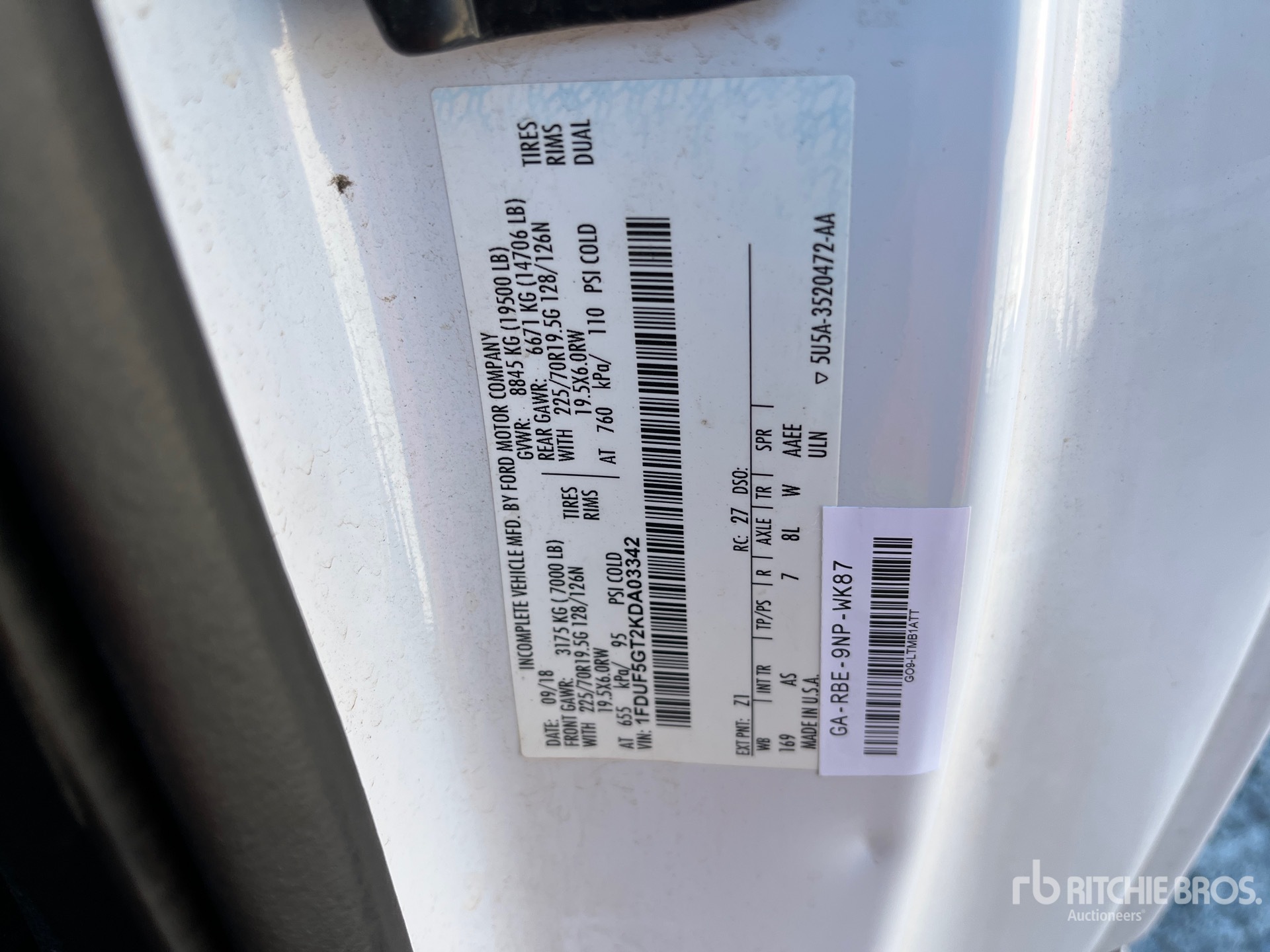 2019 Ford F-550