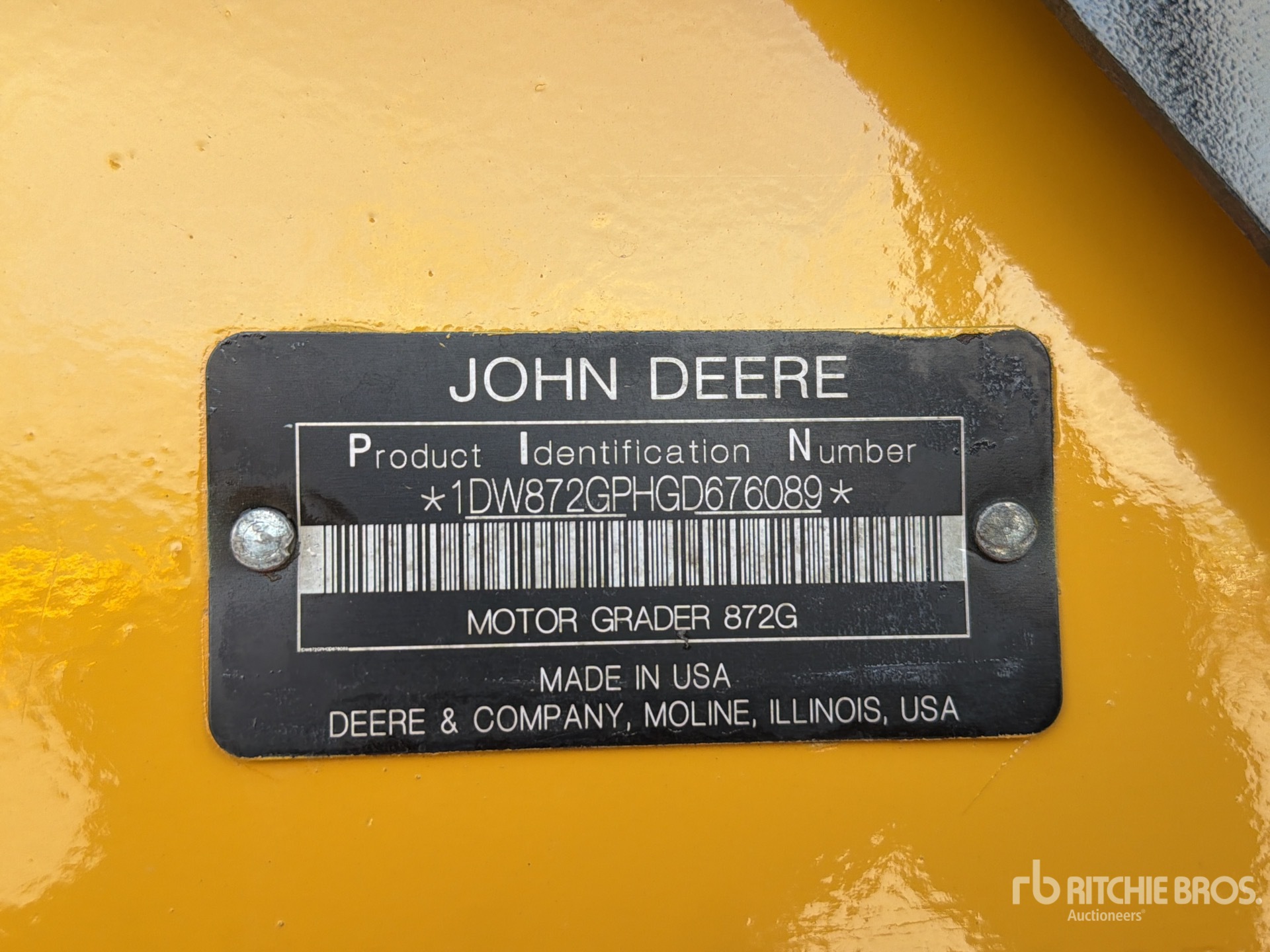 2016 John Deere 872G