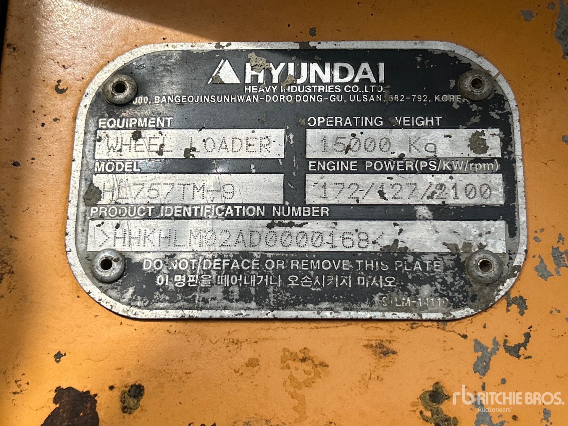 2013 Hyundai HL757TM-9