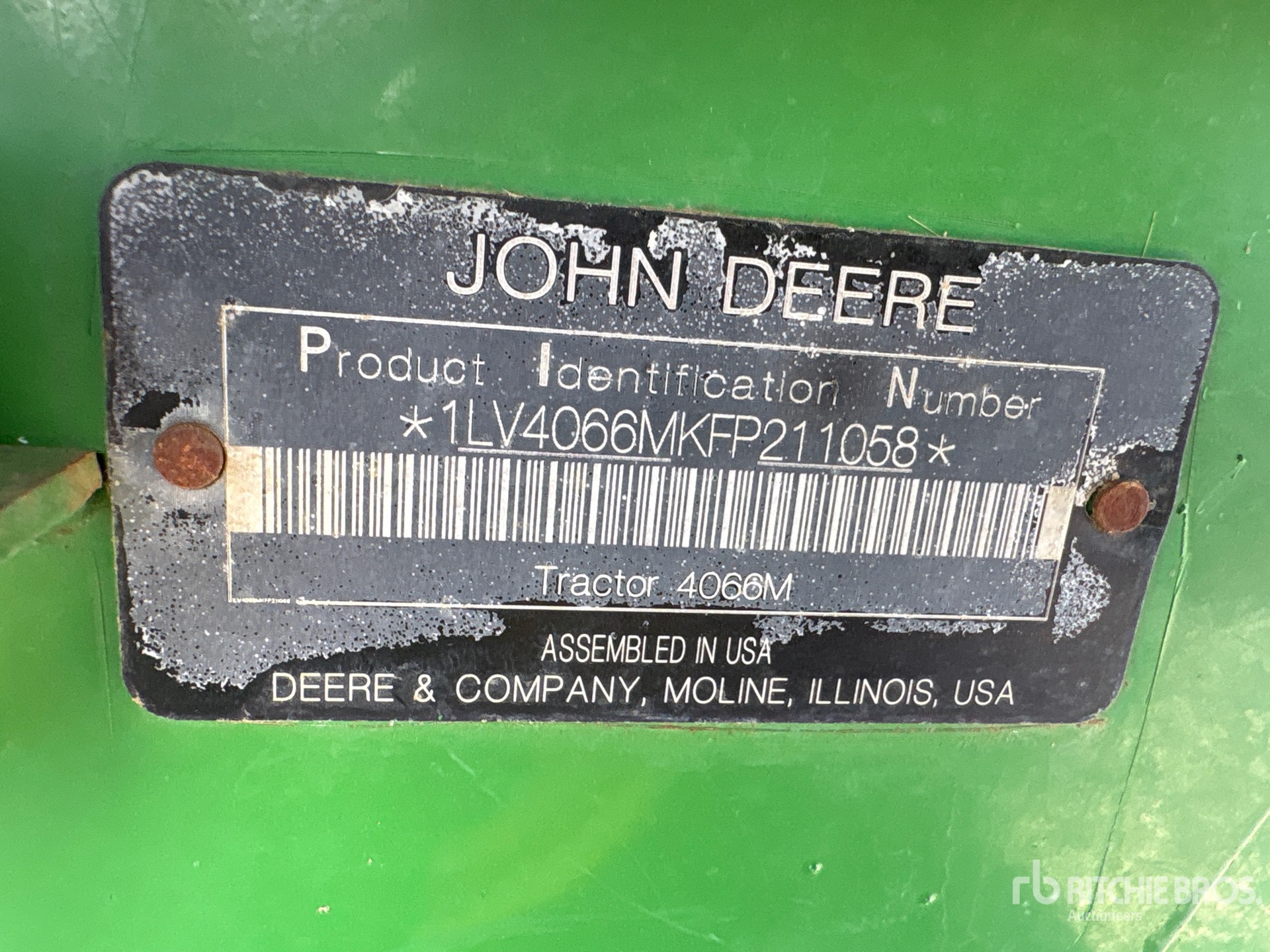 2015 John Deere 4066M