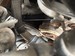 Engine with A/C Compressor