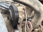 Engine with A/C Compressor