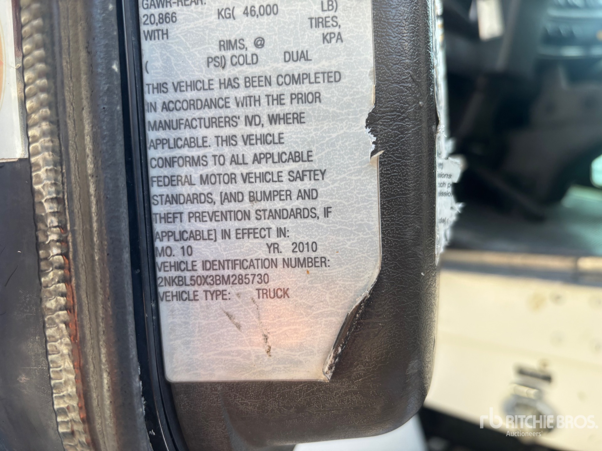 2011 Kenworth T400