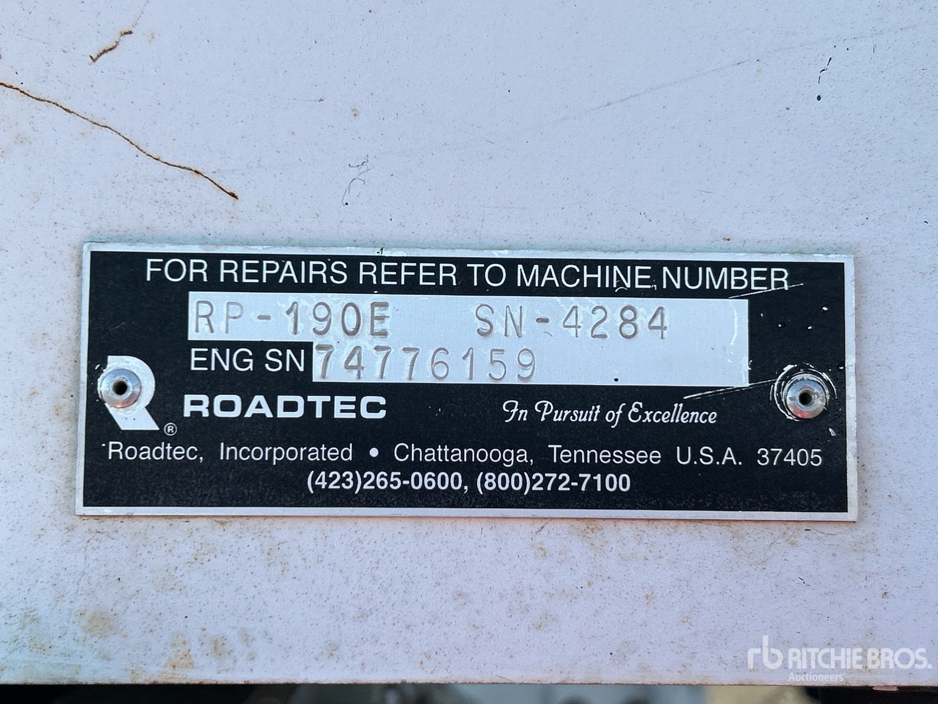 2021 Roadtec / Astec RP190E