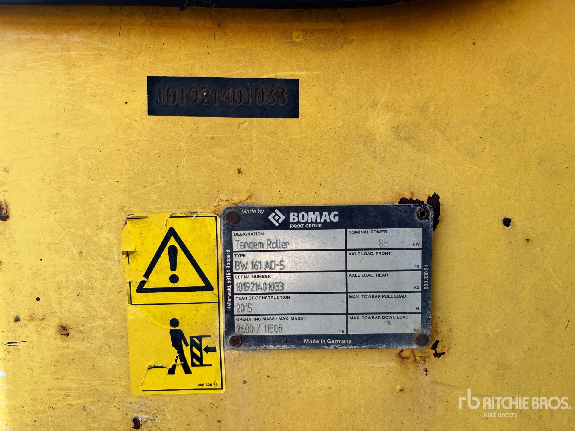 2015 Bomag BW161AD-5