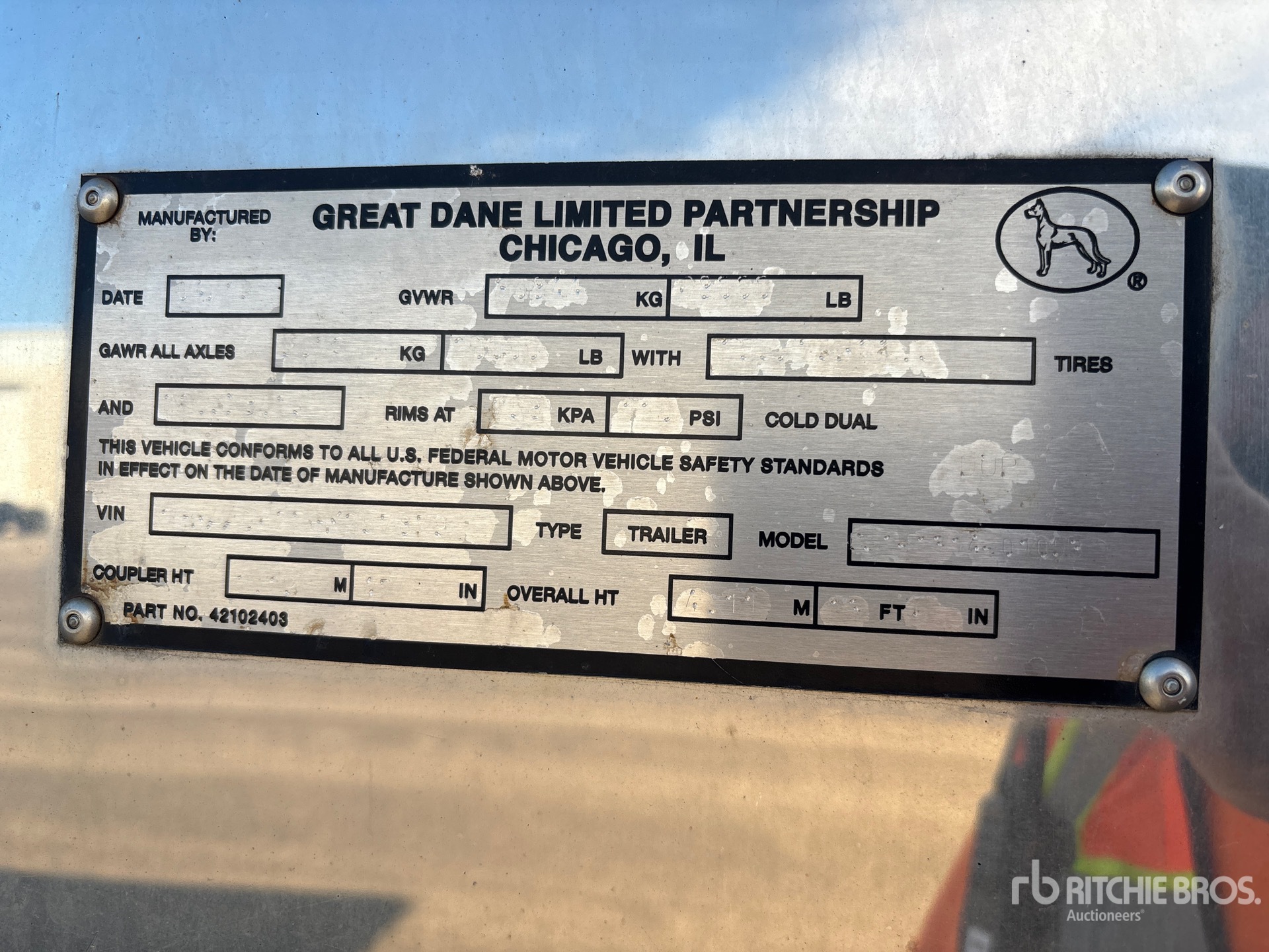 2016 Great Dane CS1131401053
