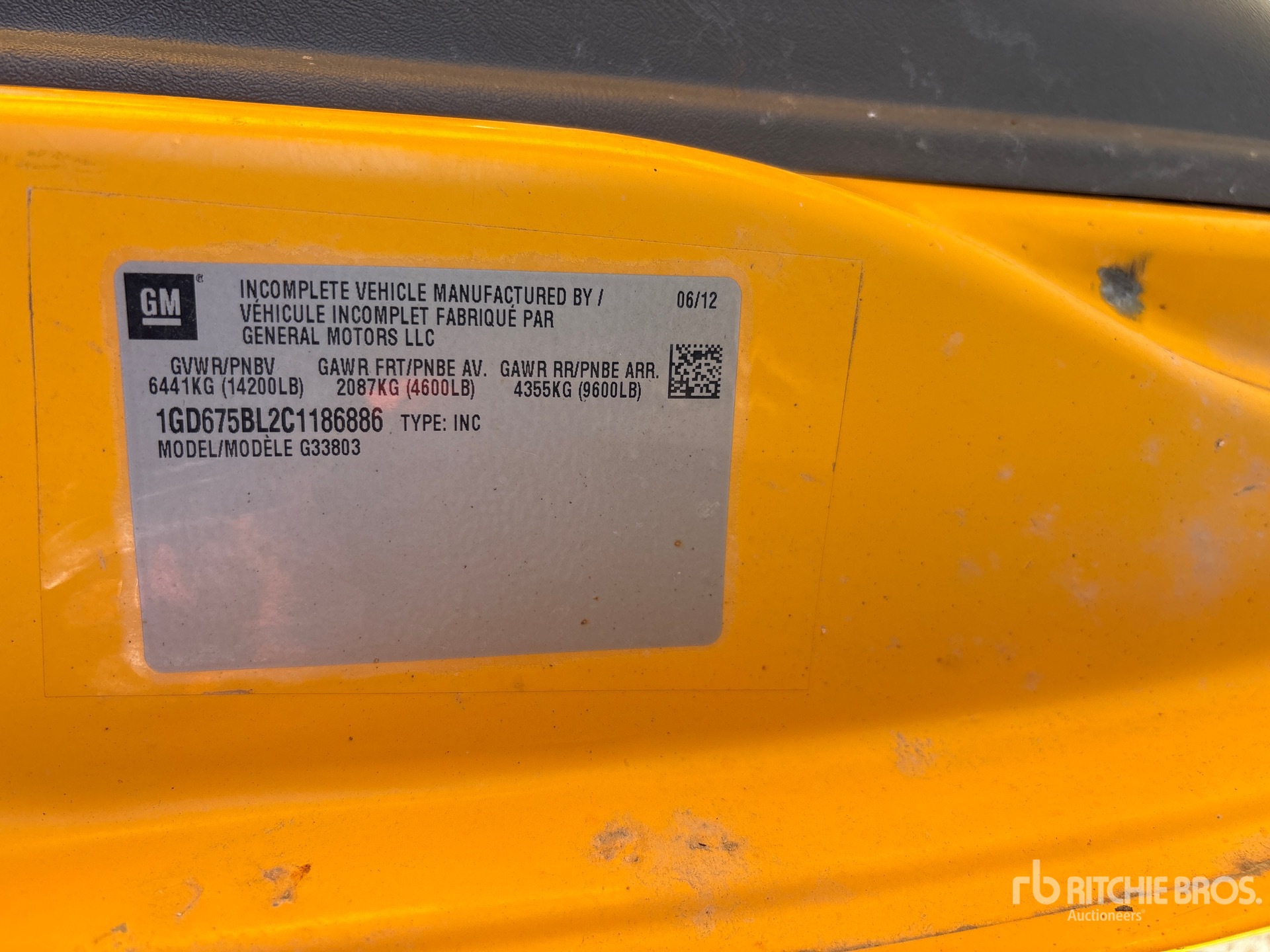 2012 GMC SAVANA 4500