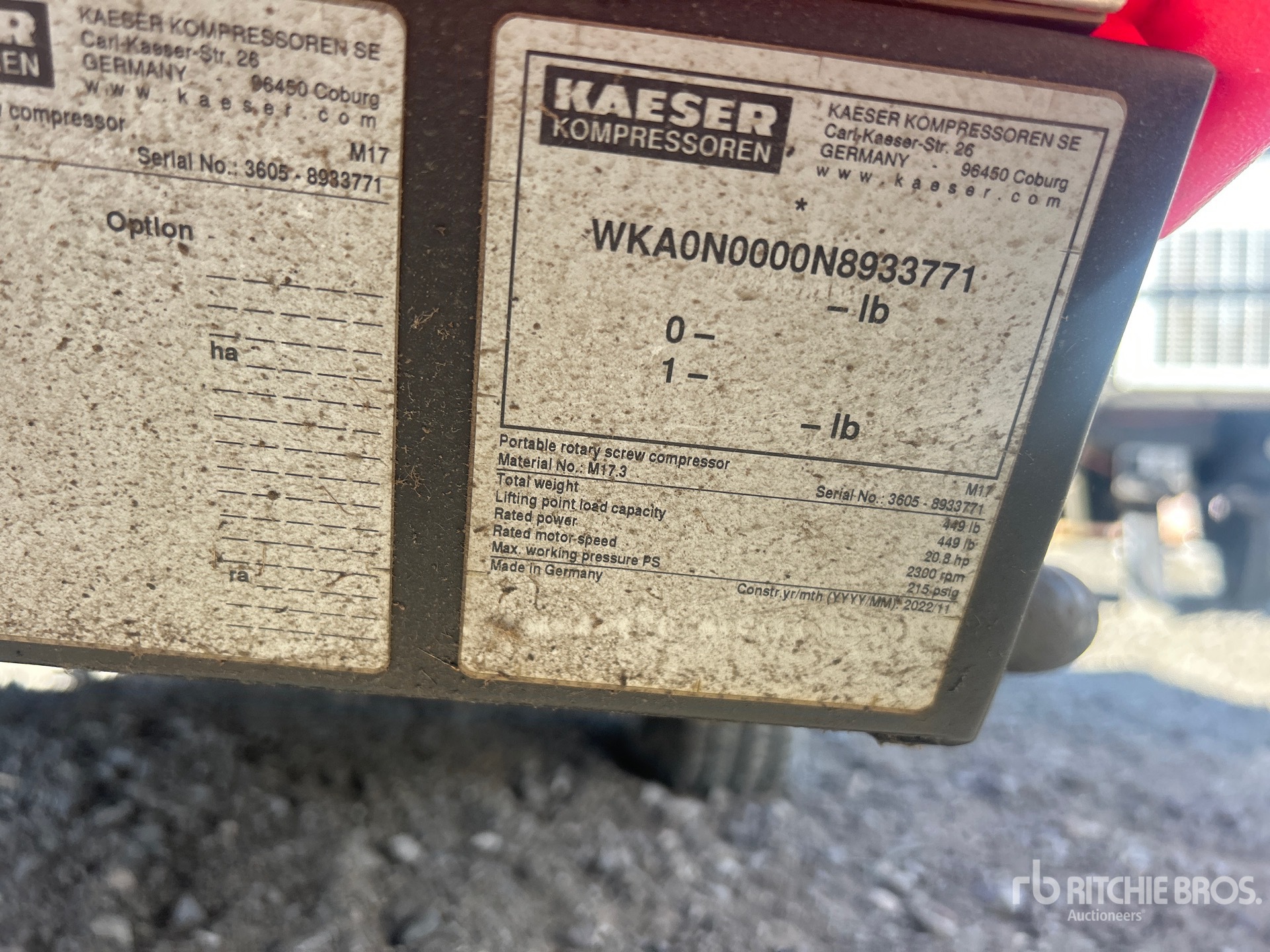 2022 Kaeser M17A