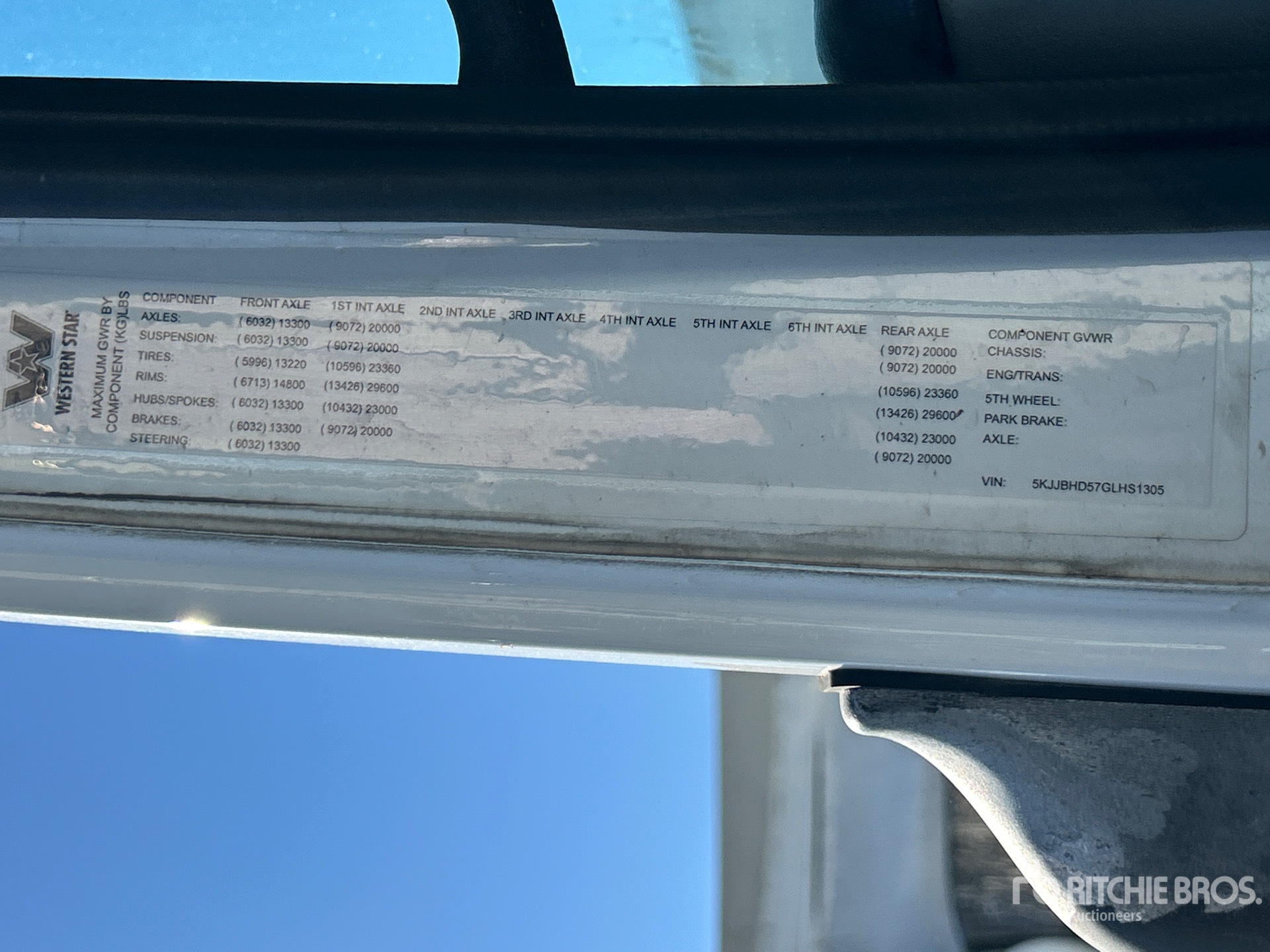 2016 Western Star 5700