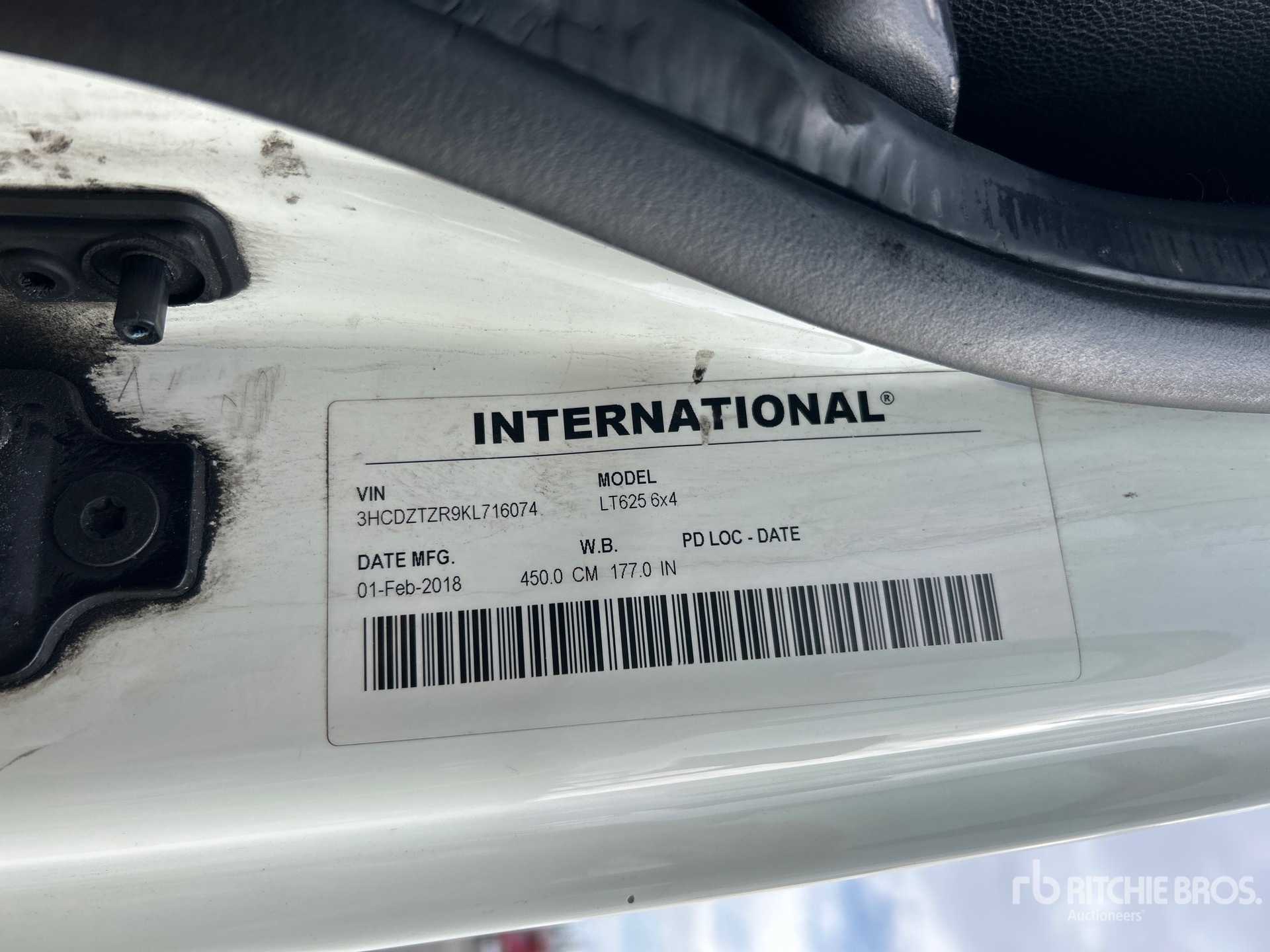 2019 International LT625