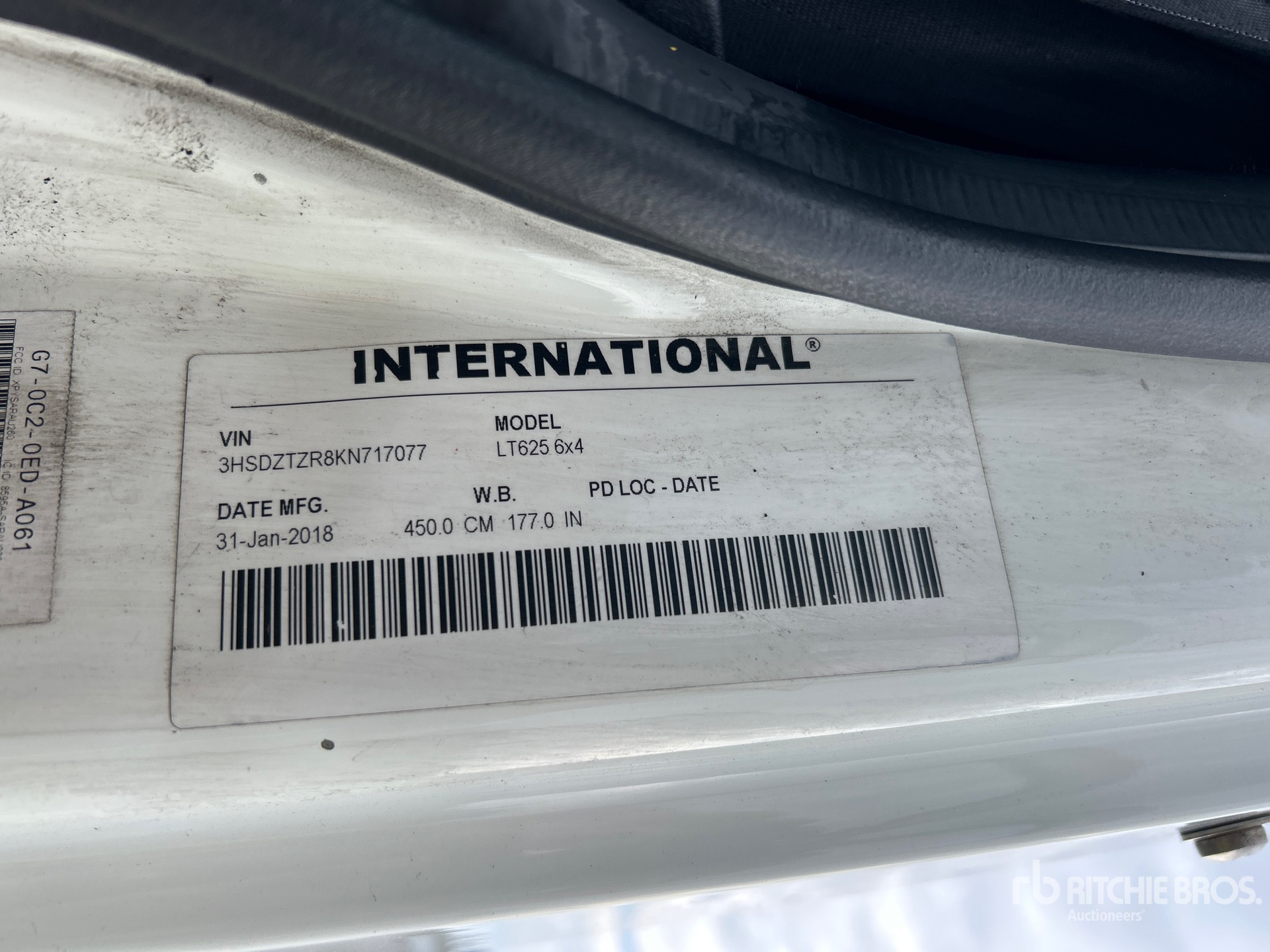 2019 International LT625