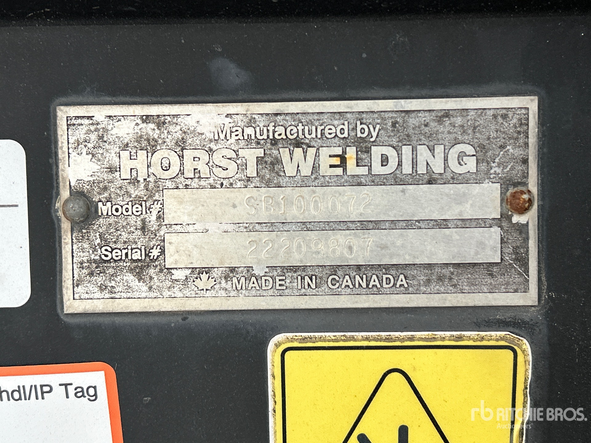 Horst Welding SB1000R72YAY