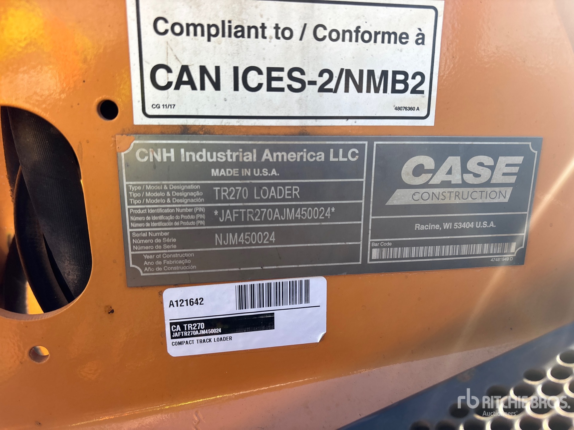 2018 Case TR270