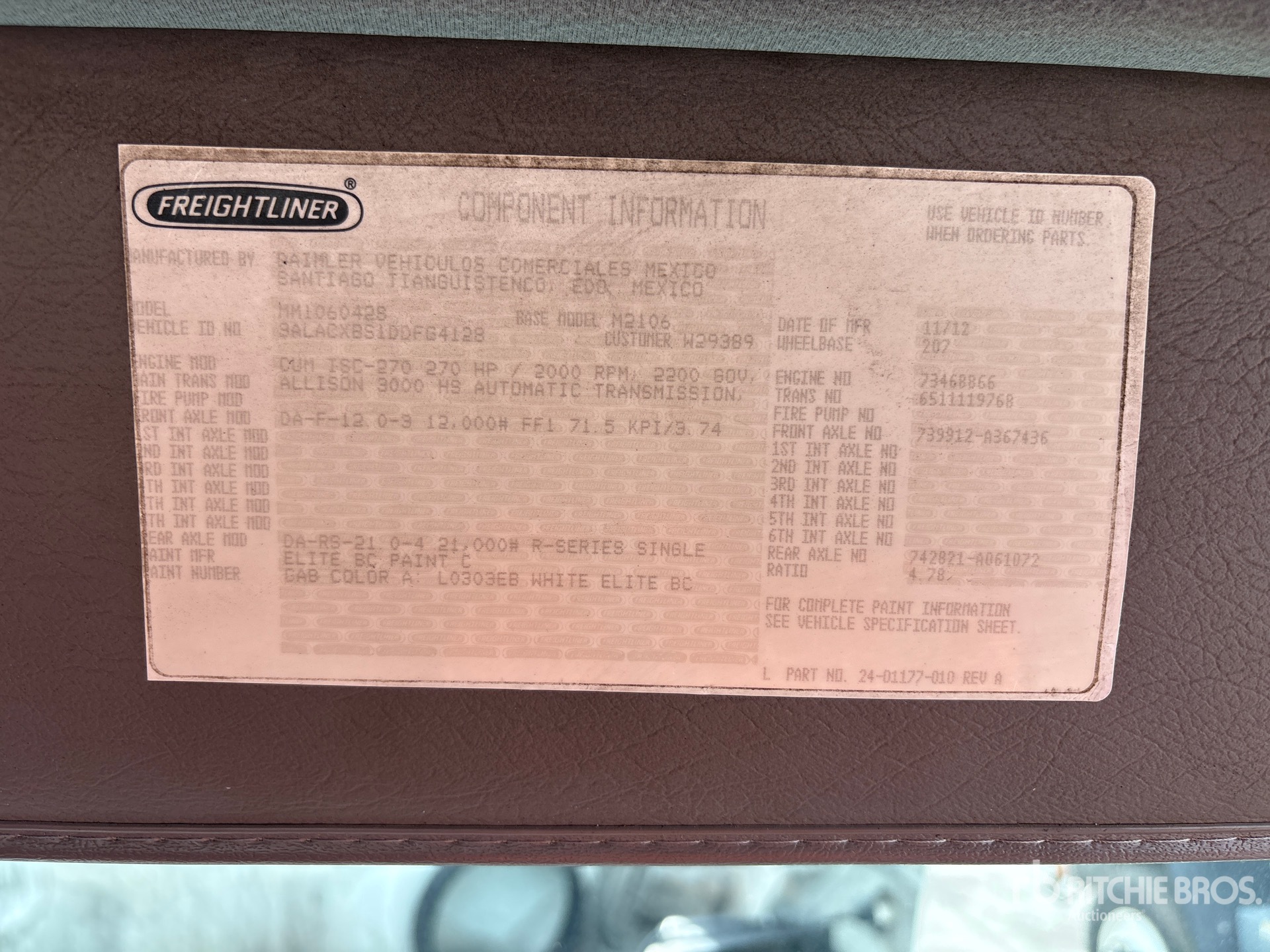 2013 Freightliner M2 106